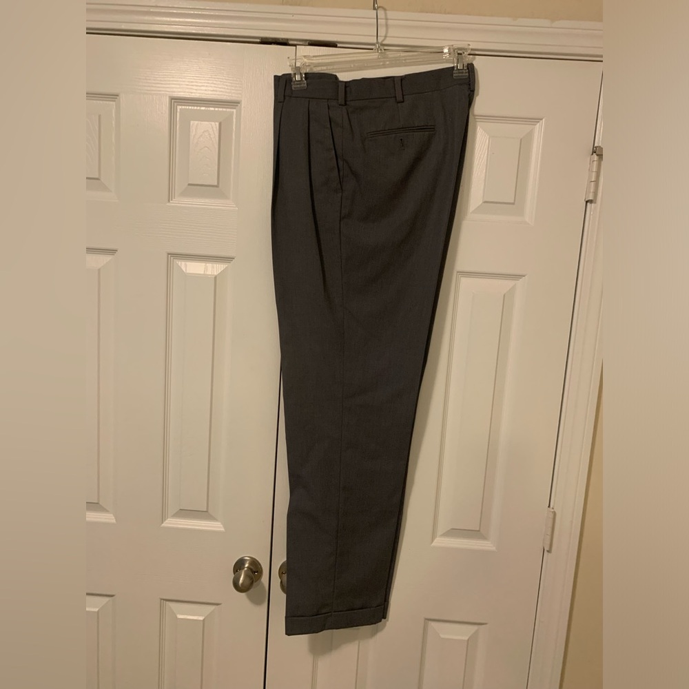 Classic gray men’s slacks